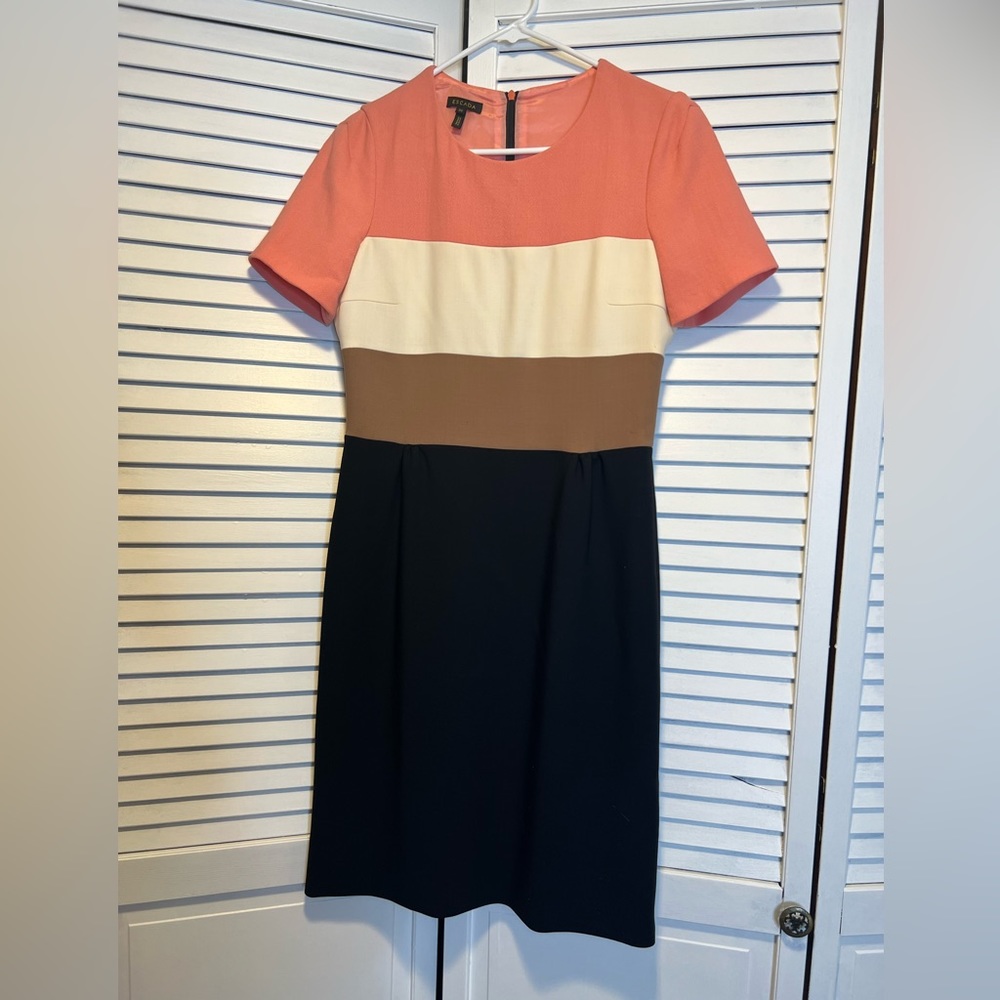 Escada multicolor dress size 6